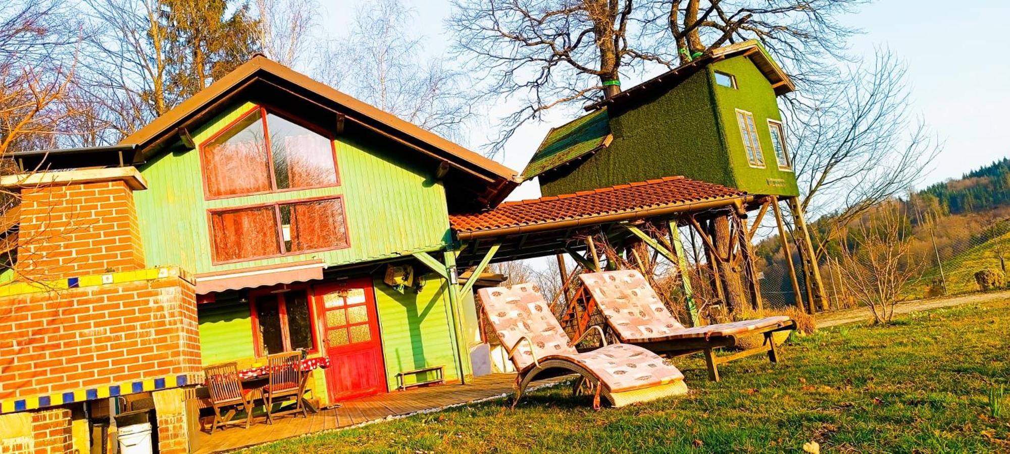 Fairytale Wooden house by Ljubljana - dog friendly Villa Grosuplje Eksteriør bilde