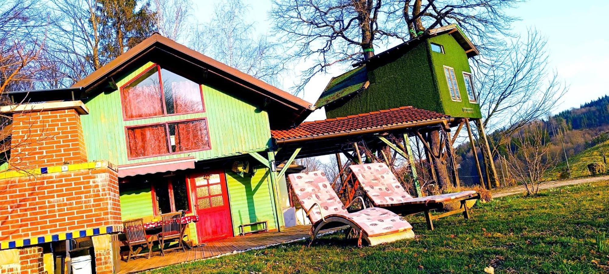 Fairytale Wooden house by Ljubljana - dog friendly Villa Grosuplje Eksteriør bilde