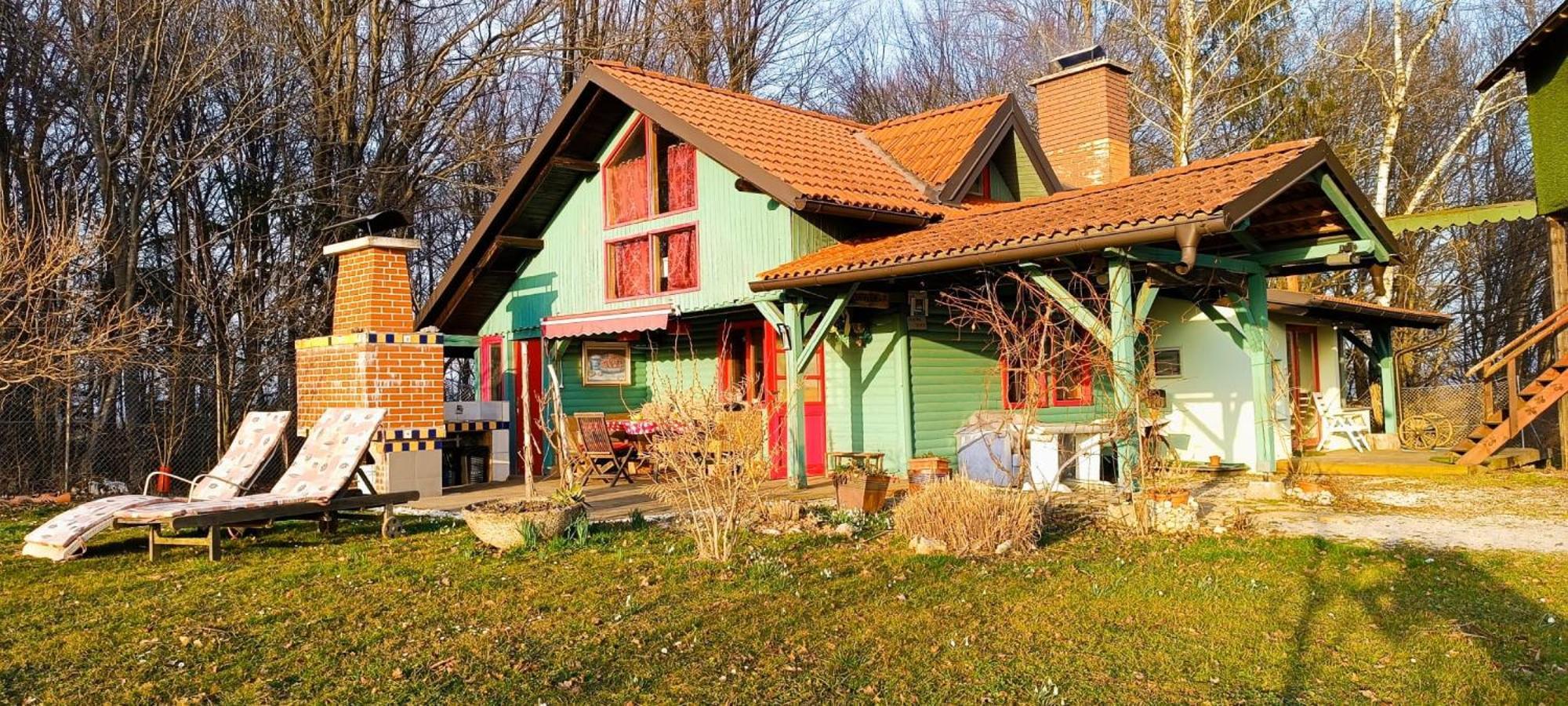 Fairytale Wooden house by Ljubljana - dog friendly Villa Grosuplje Eksteriør bilde